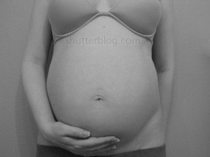 [belly shot taken in November 2003]