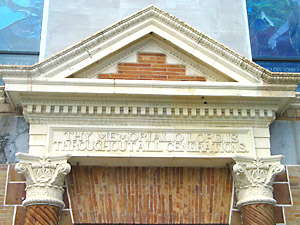 [side of Memorial Presbyterian Church in St. Augustine]