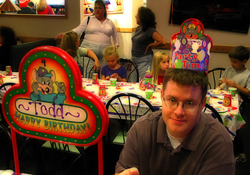 [Todd 2003 birthday celebration photos]