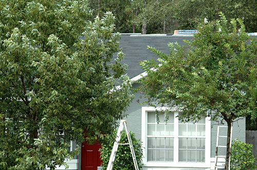 [our house in the middle of our street]